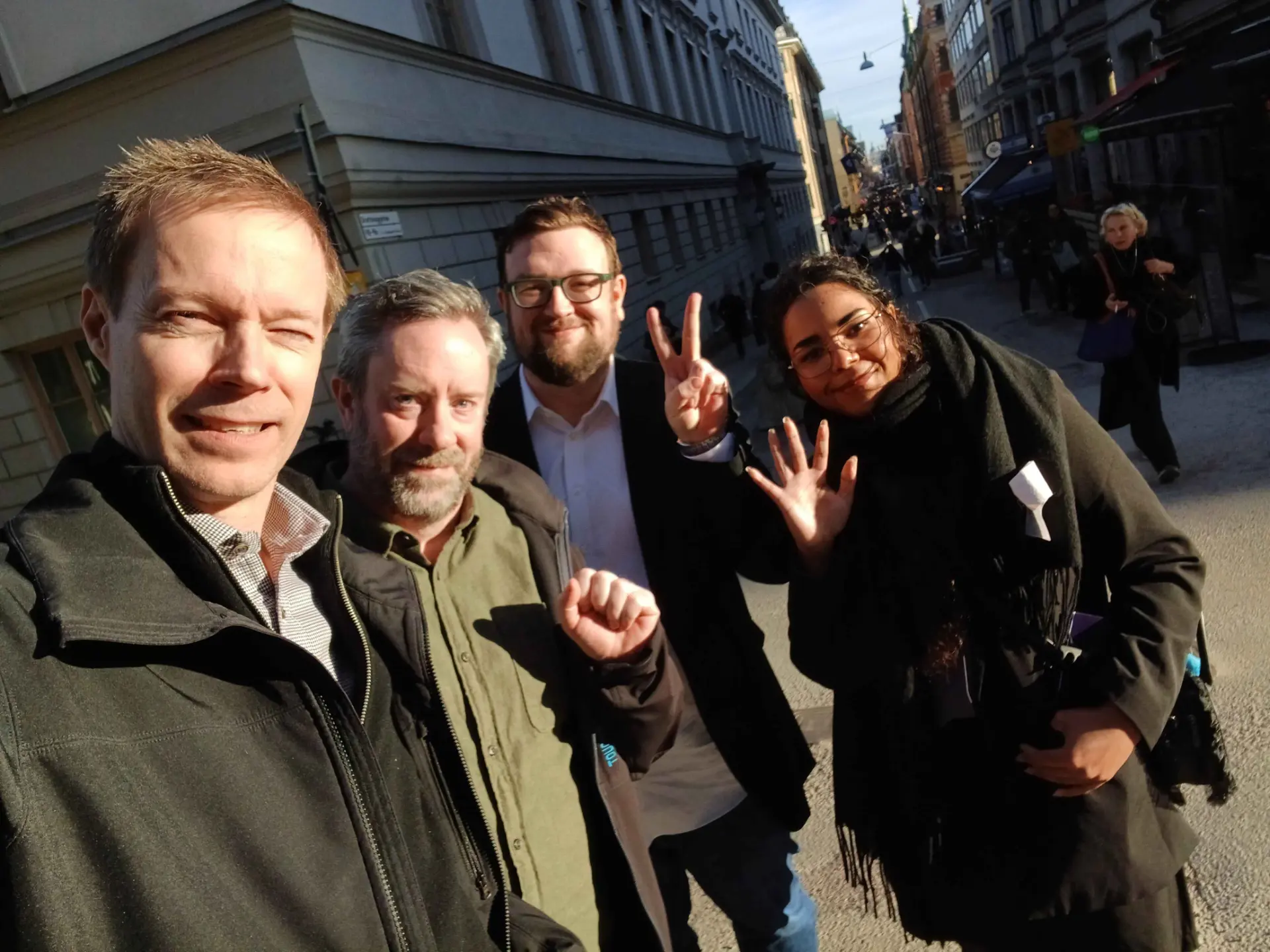FCV-teamet tillsammans under ett möte i Stockholm